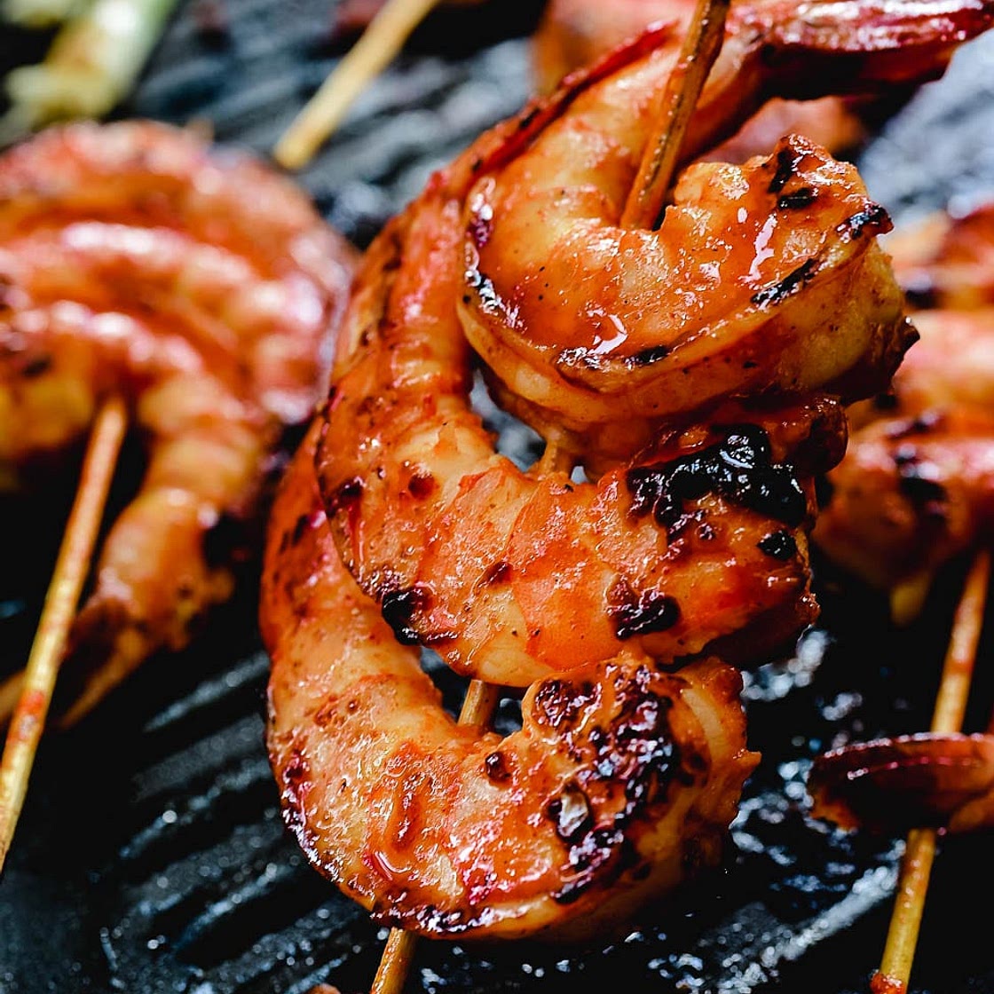 Spicy Grilled Shrimp (Gochujang Saewu Gui)
