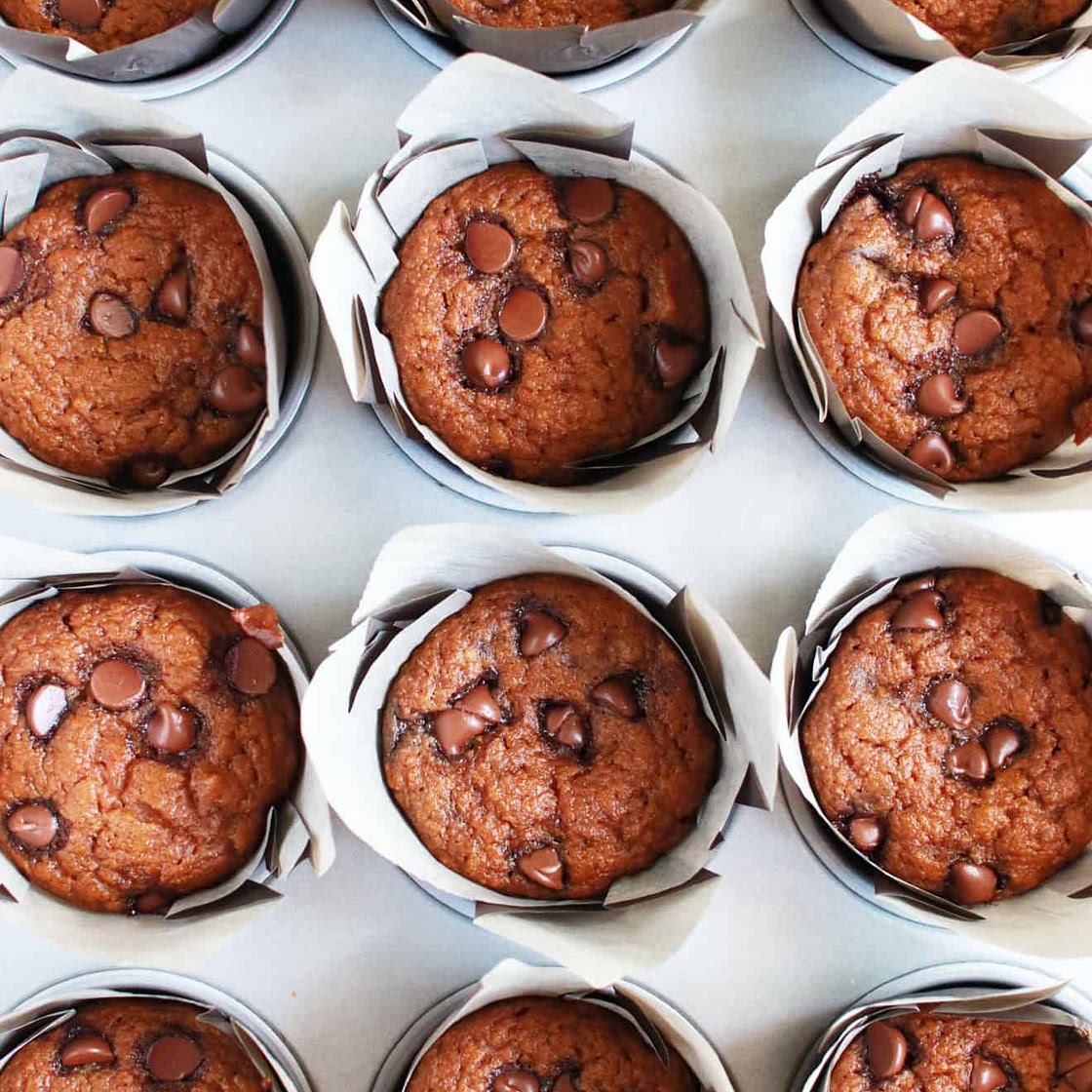 Chocolate Chip Pumpkin Muffins