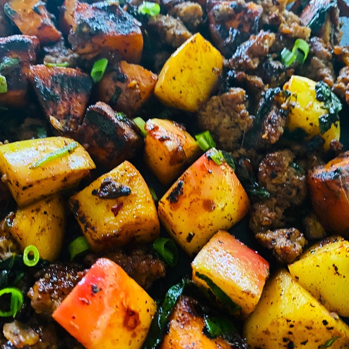 Blackstone Sausage and Apples