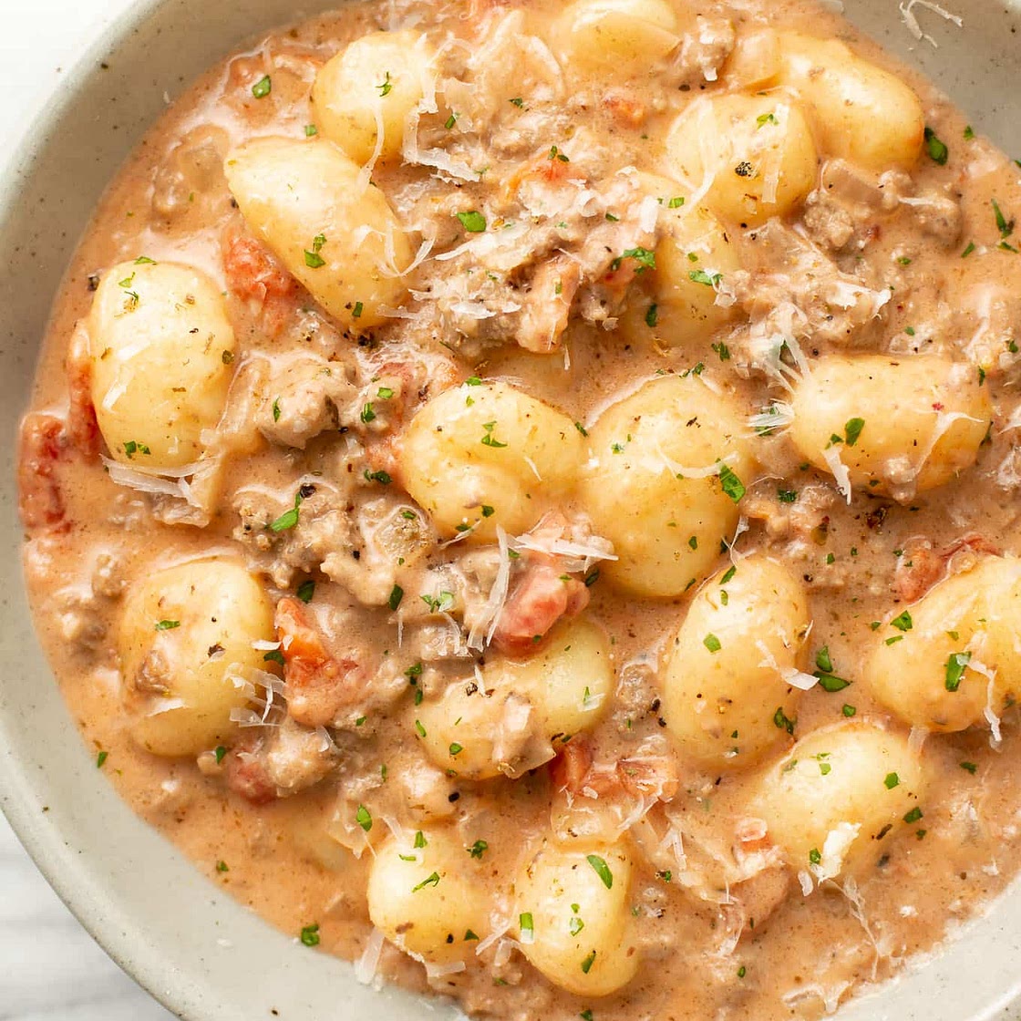 Ground Beef Gnocchi