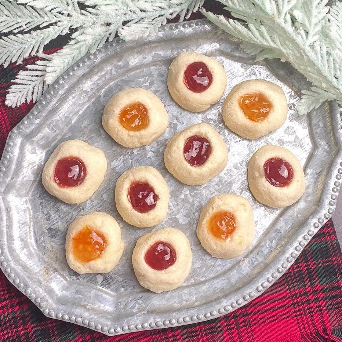 Low FODMAP Thumbprint Cookies