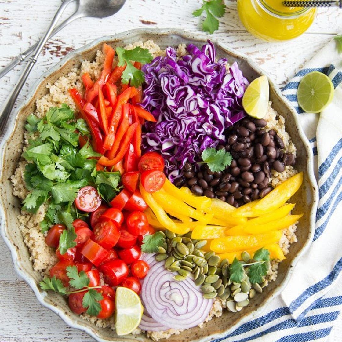 Black Bean Quinoa Bowls
