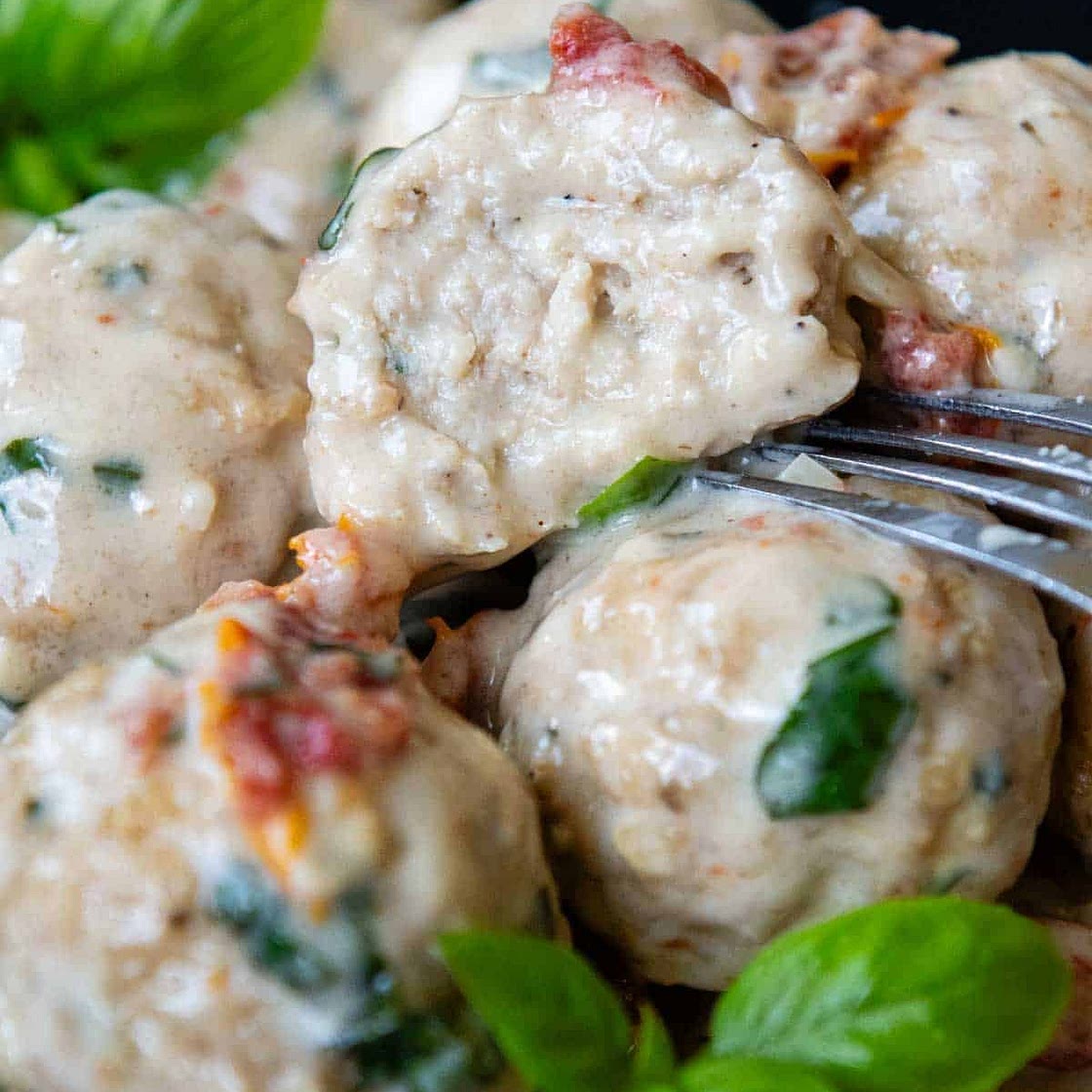Moist Marry-Me Gluten-Free Chicken Meatballs