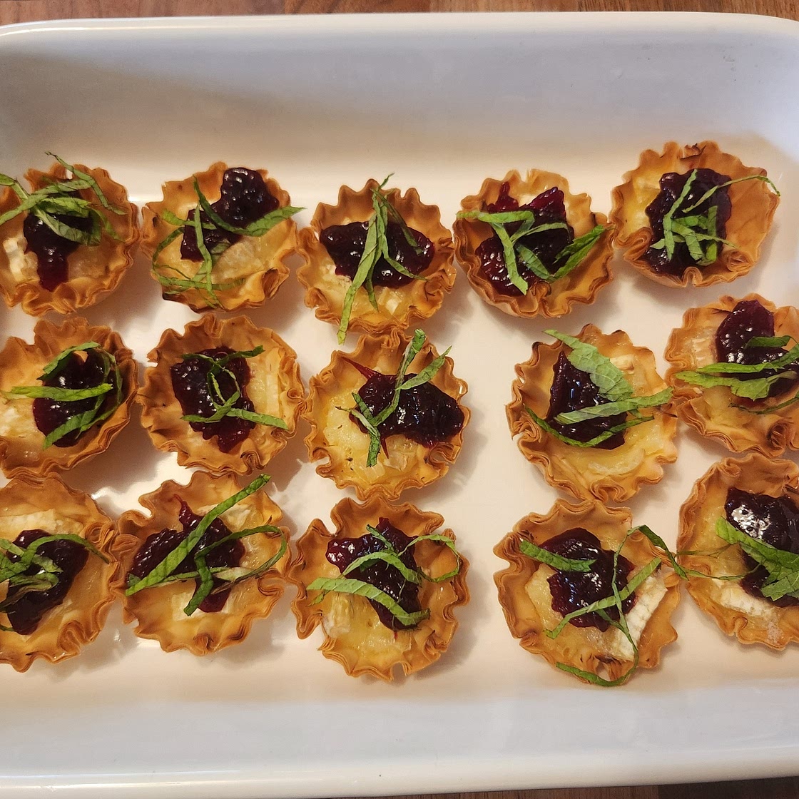 Cranberry Brie Bites