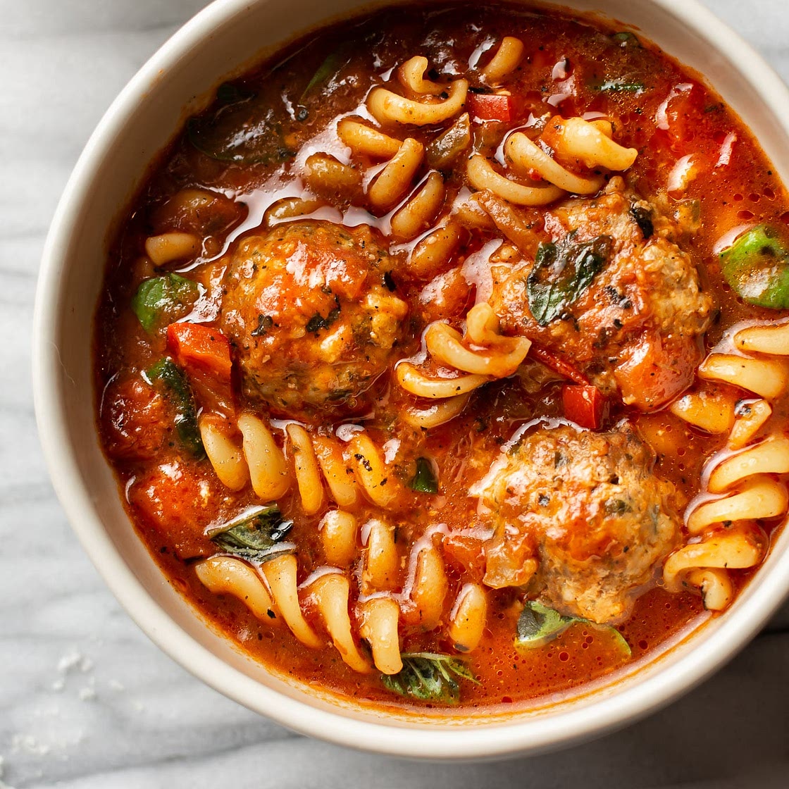 Italian Meatball Soup