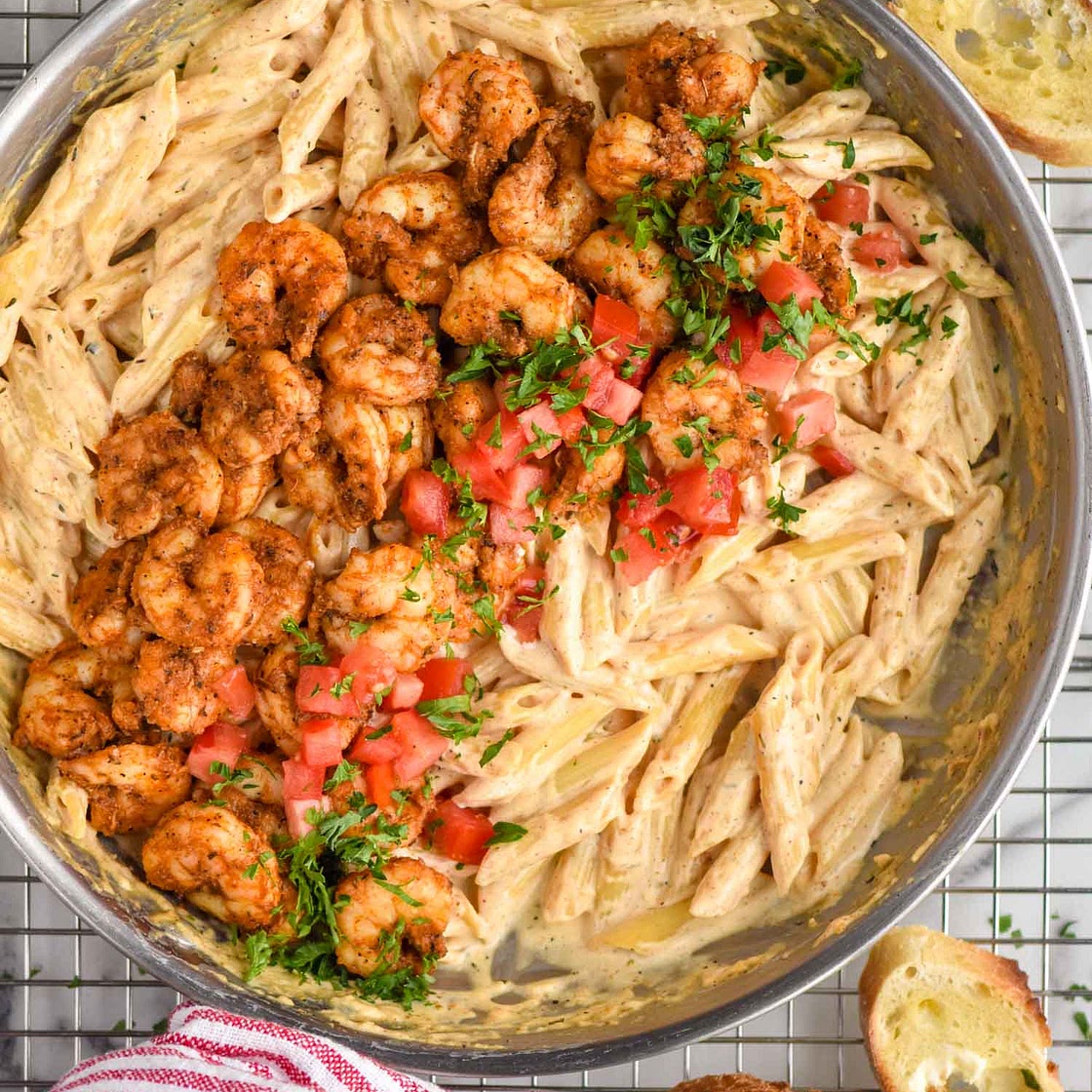 Creamy Cajun Shrimp Pasta Recipe