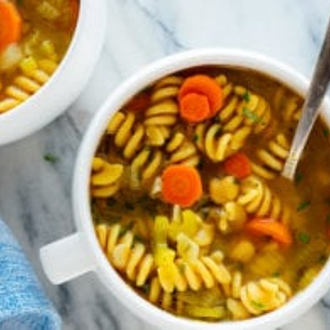 Chickpea Noodle Soup