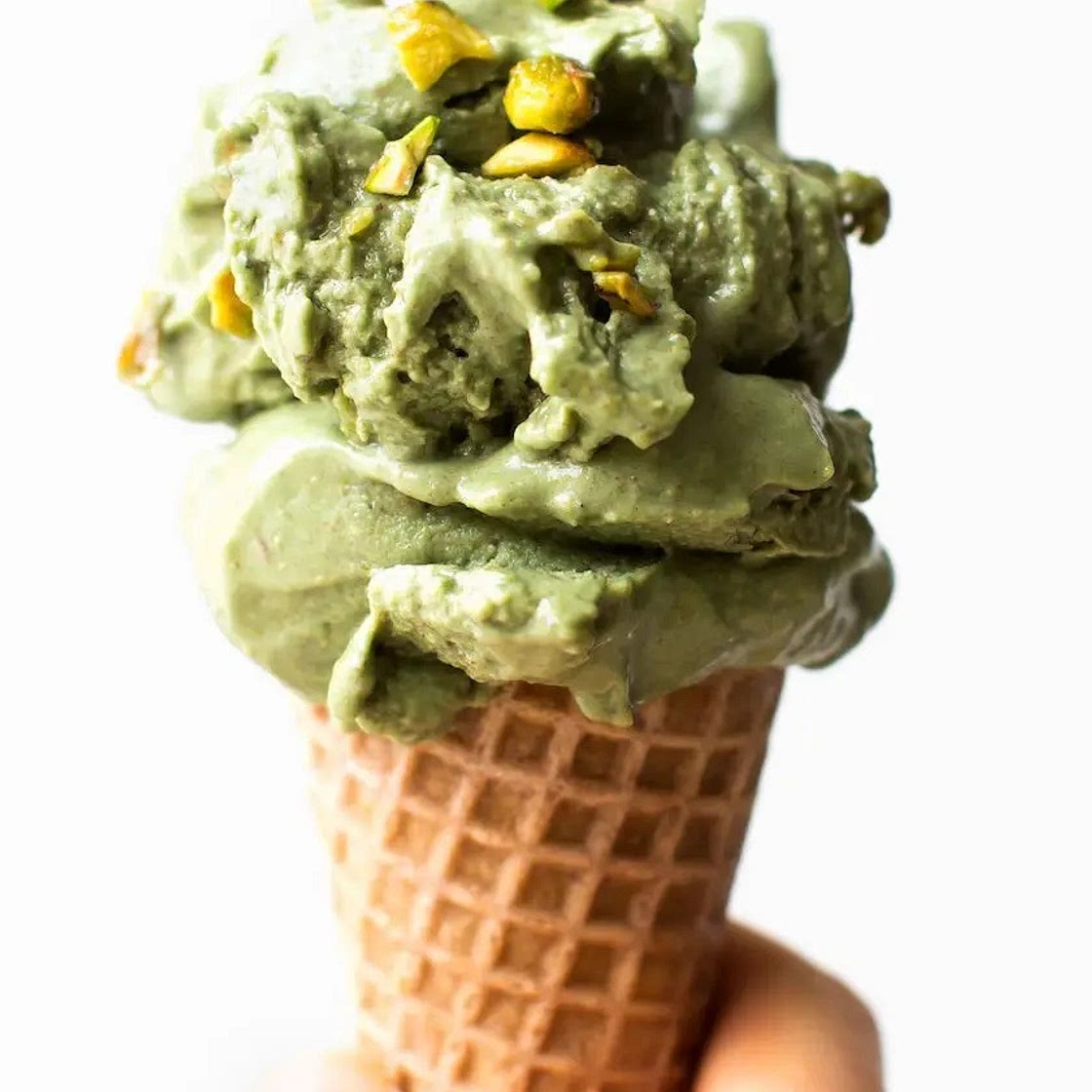 Vegan No-Churn Pistachio Ice Cream