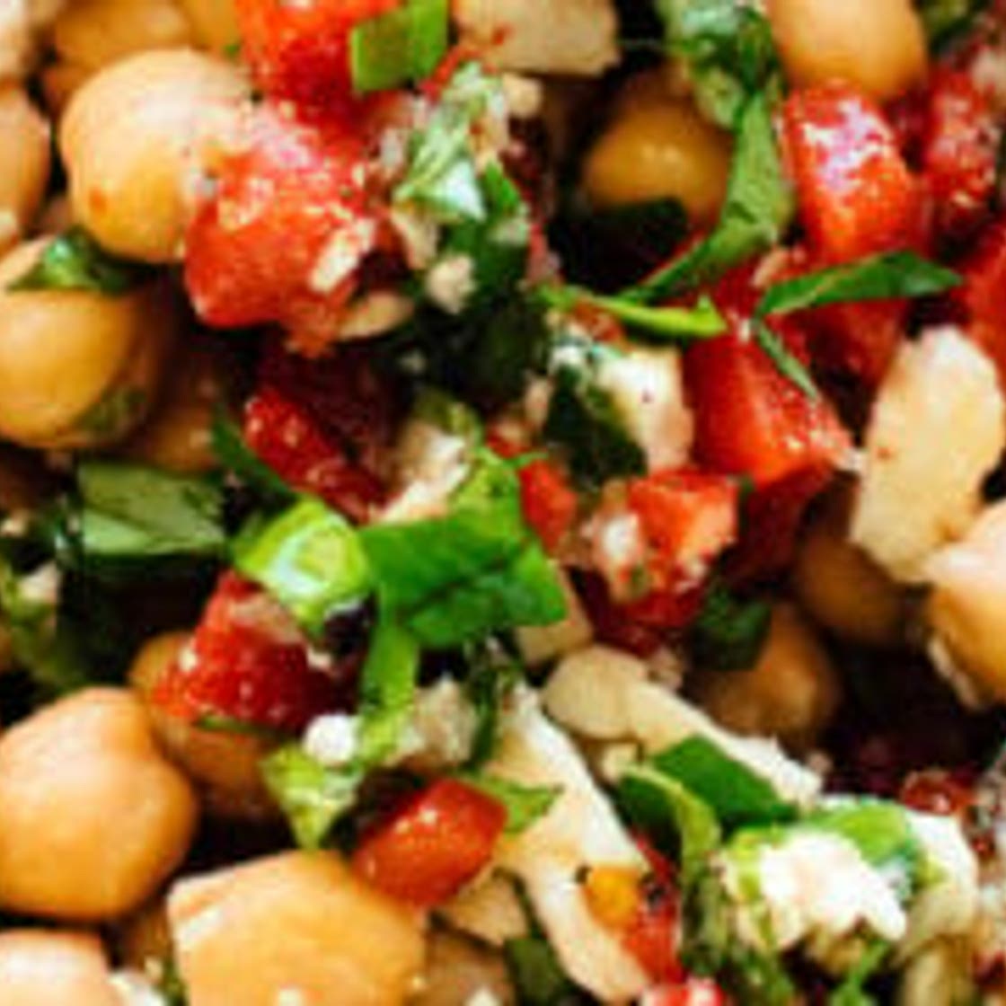 Jessica's Marinated Chickpeas
