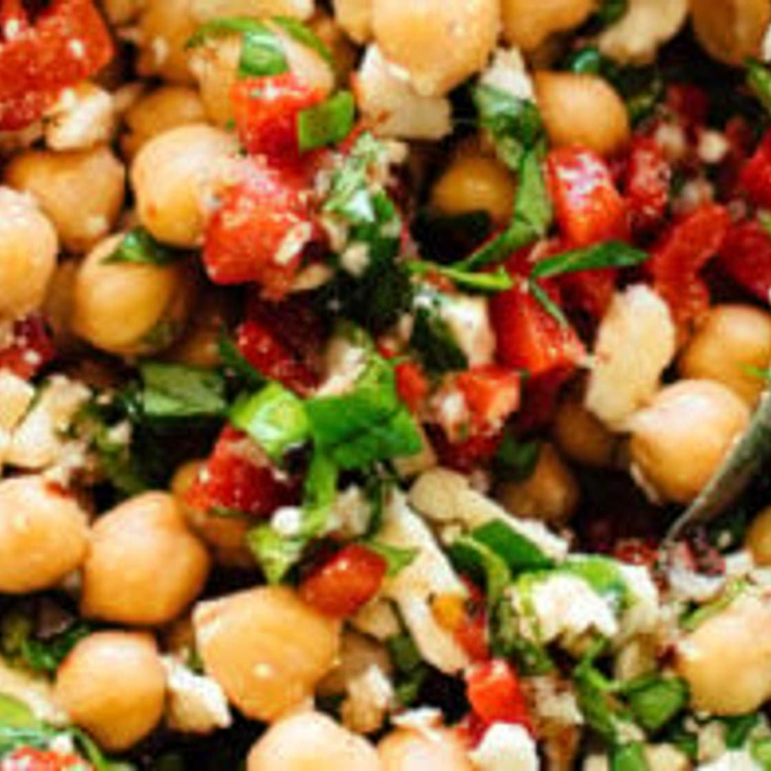 Jessica's Marinated Chickpeas