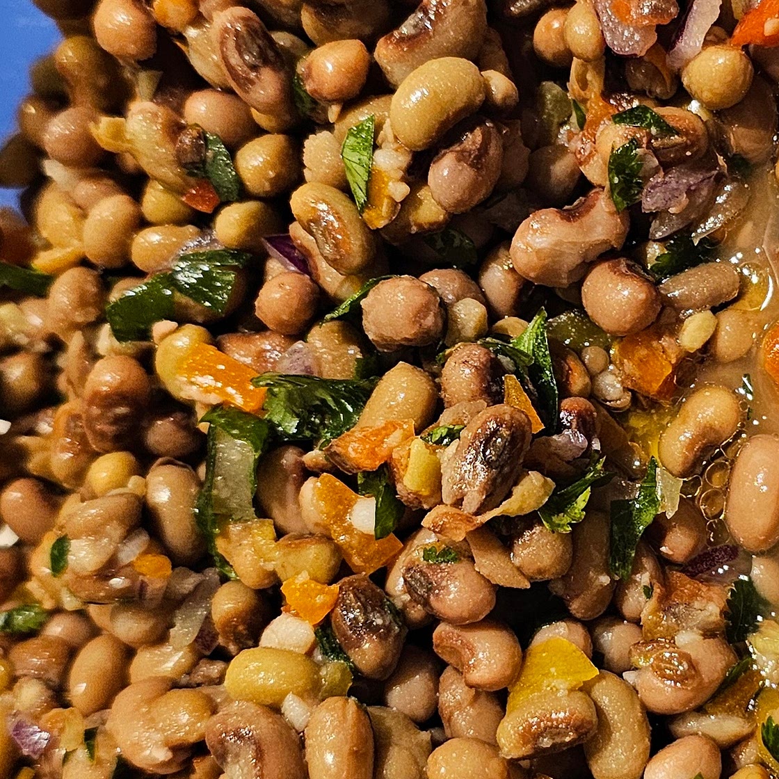 Black eye pea salad