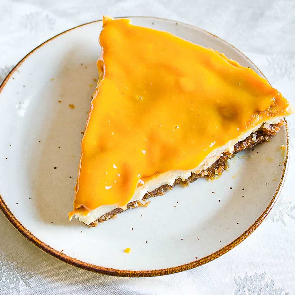 No-Bake Vegan Mango Cheesecake