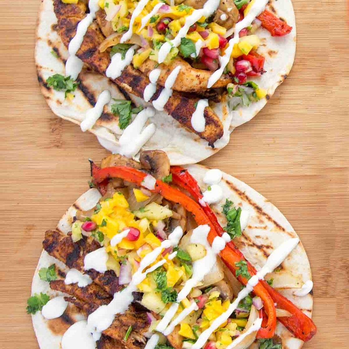 Grilled Chicken Fajitas