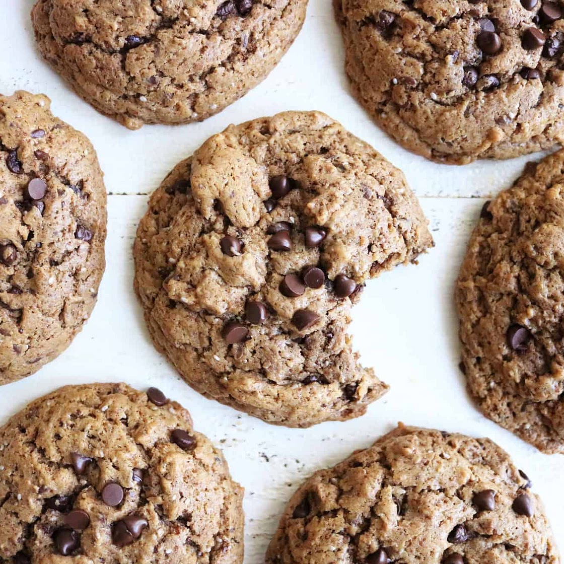Almond Butter Chia Seed Cookies