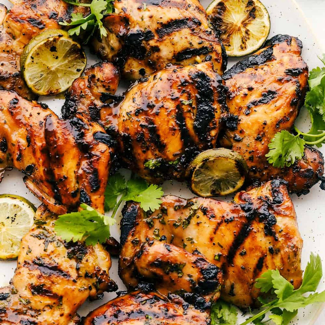 Grilled Honey Lime Cilantro Chicken