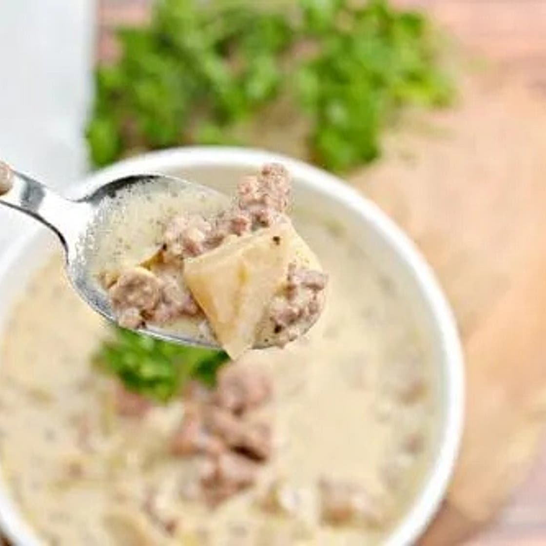 Keto Cheeseburger Soup