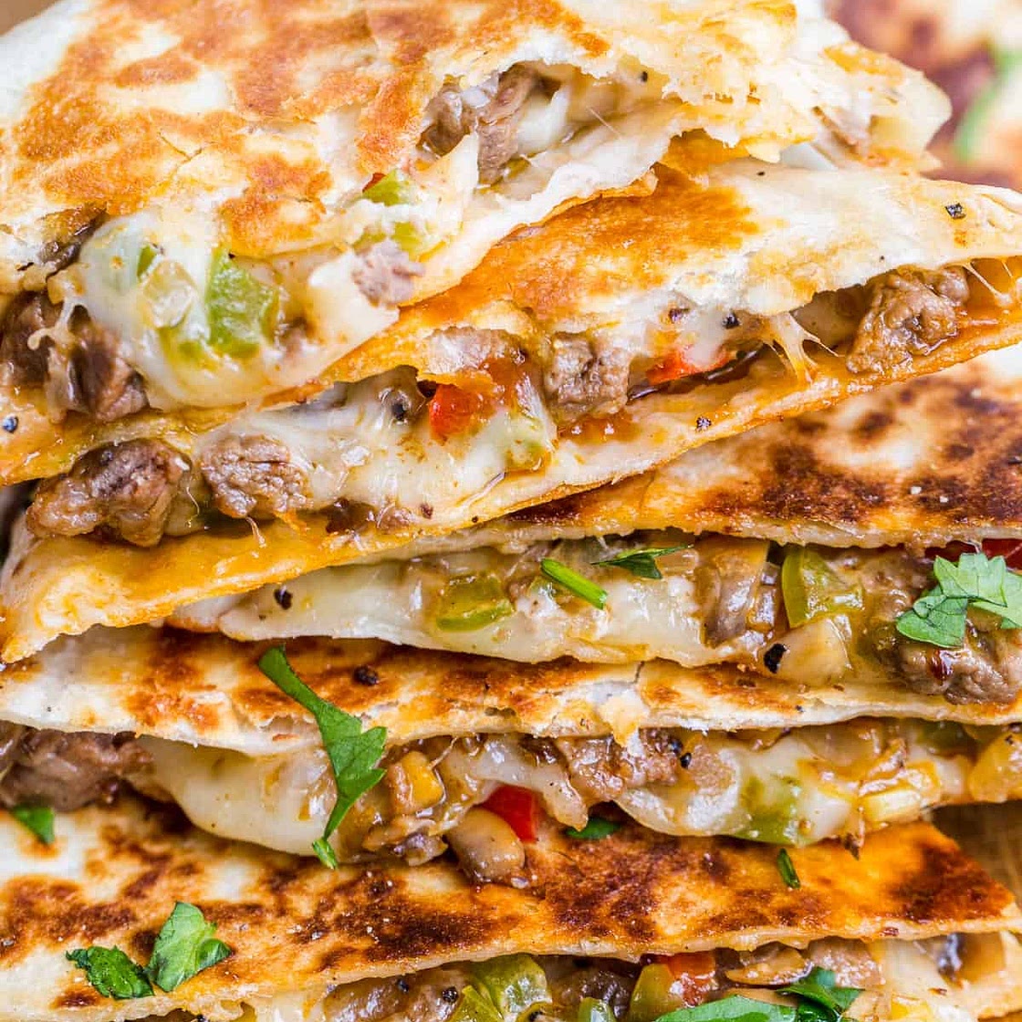 Philly Cheesesteak Quesadilla Recipe