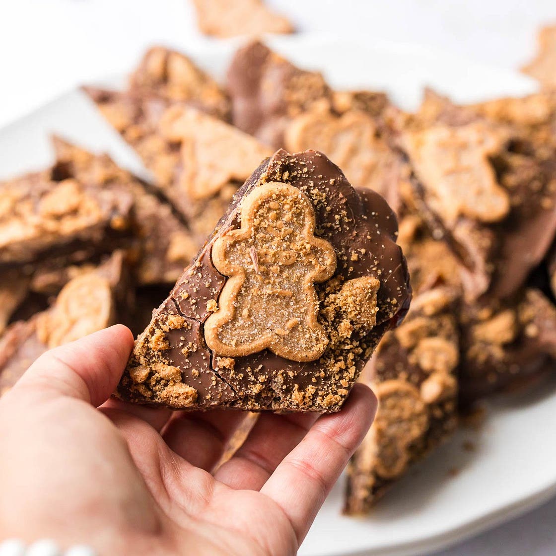 Gingerbread Christmas Crack Date Bark (Easy No-Bake Holiday Treat!)
