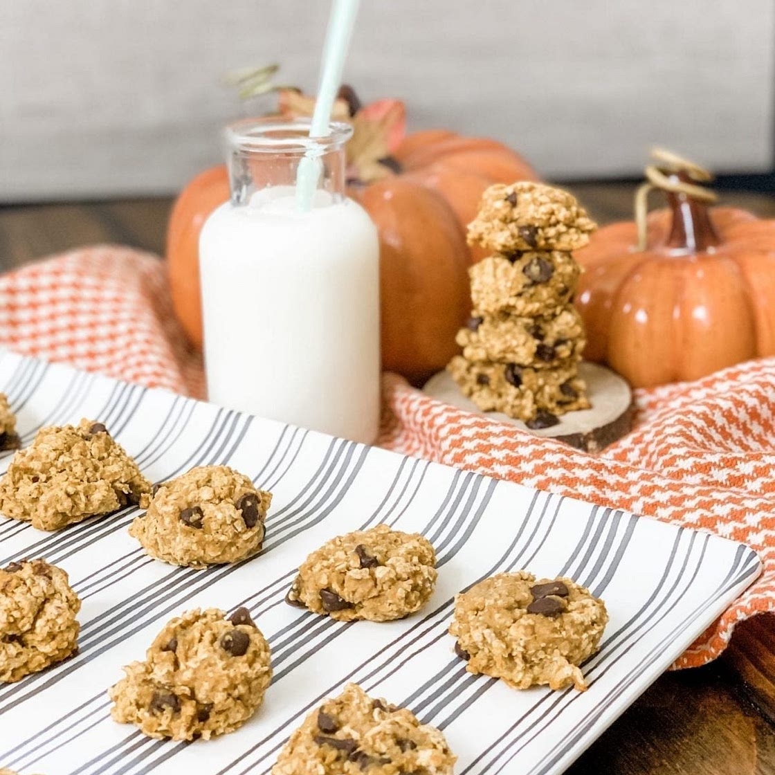 WW Pumpkin Oatmeal Chocolate Chip Cookies