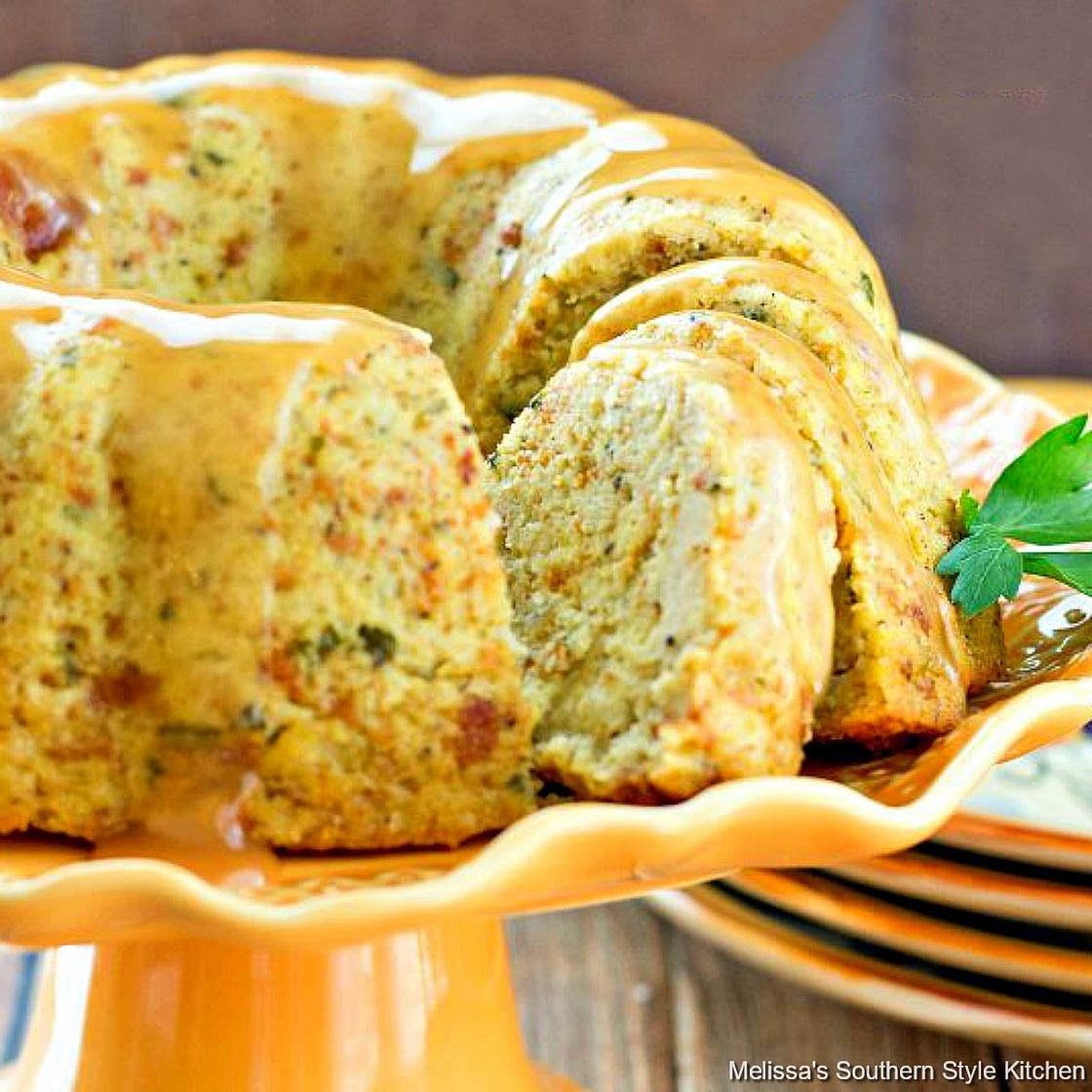 Bundt Pan Herbed Corn Bread Dressing
