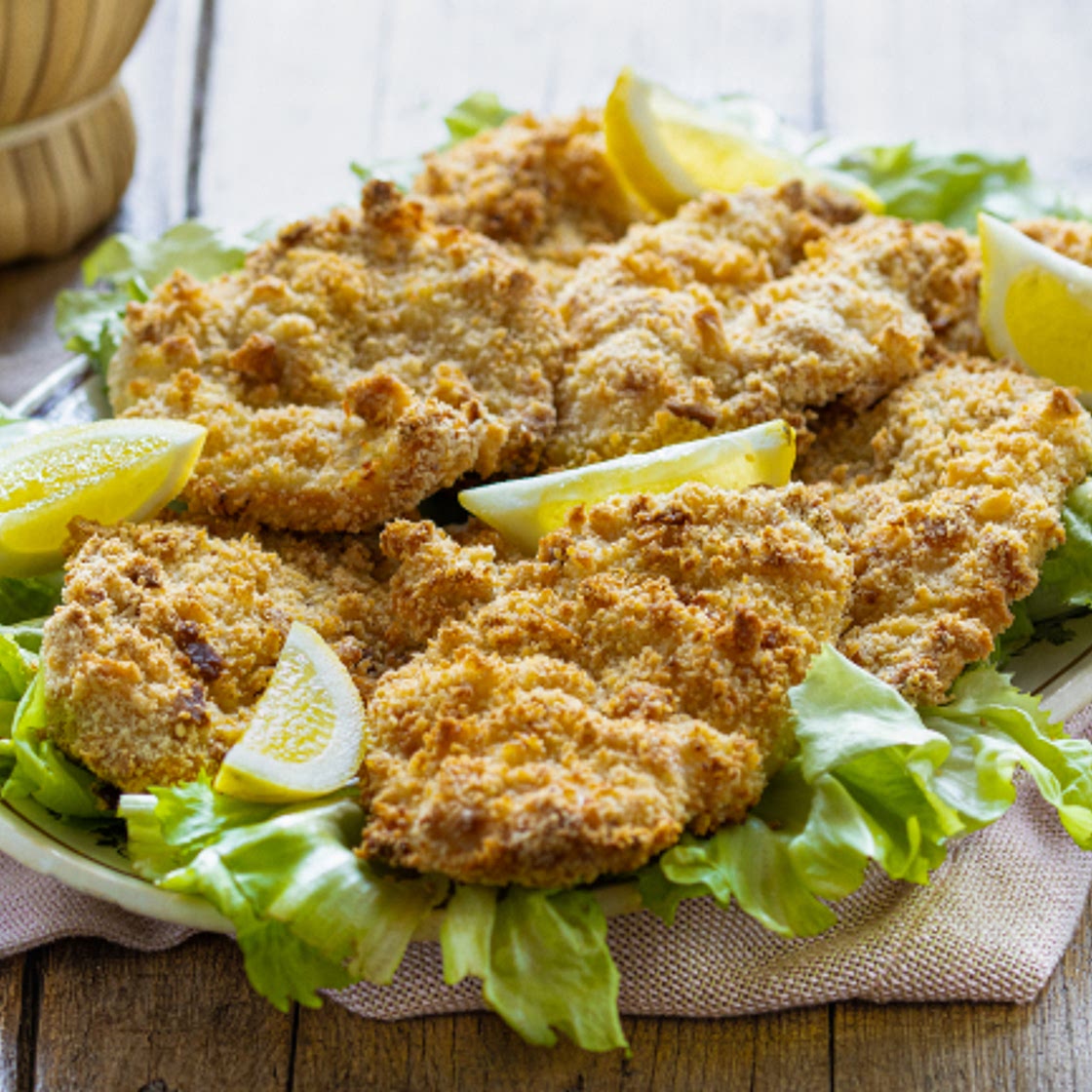 Cotolette di pollo al forno