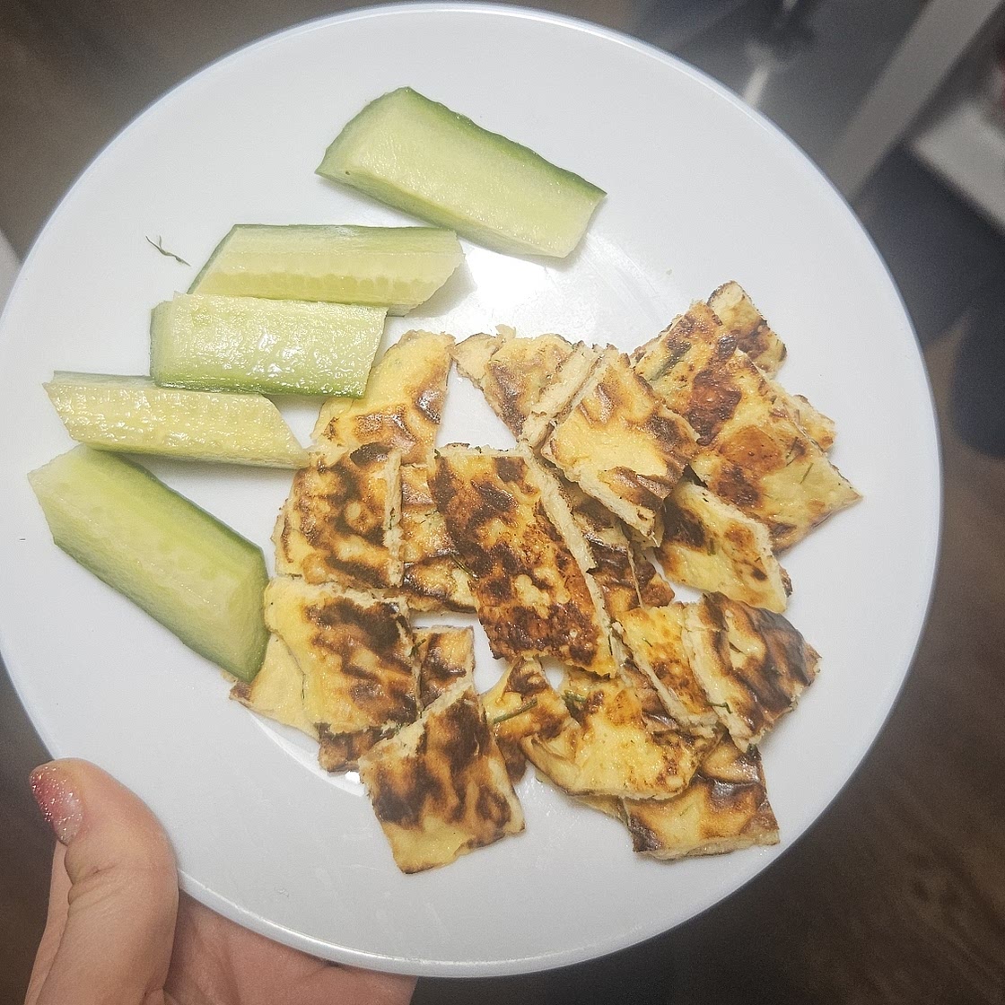 KETO Cheesy Garlic "Breadsticks" (4 Ingredients)