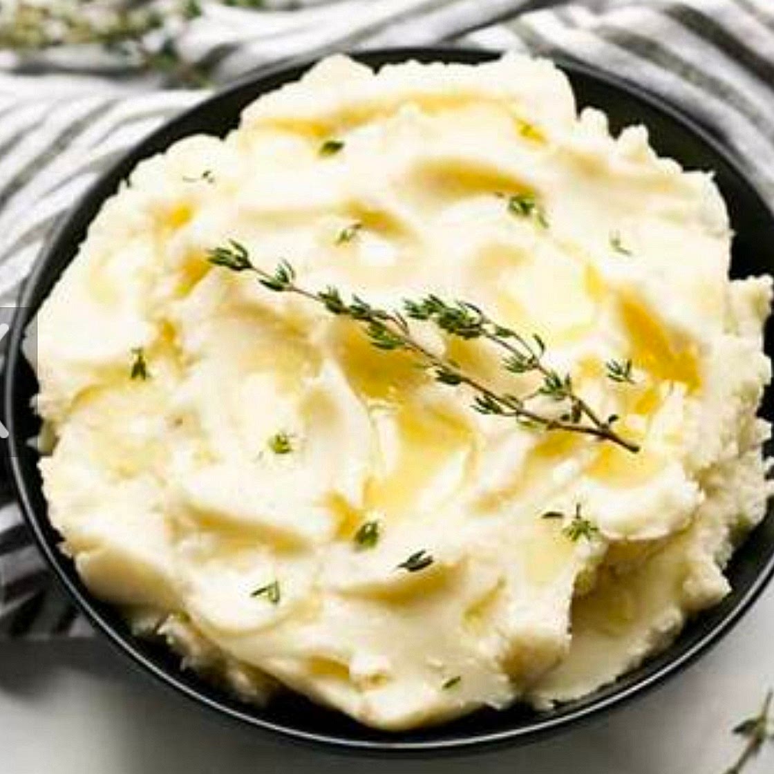 Mashed Gold Potatoes with Mascarpone