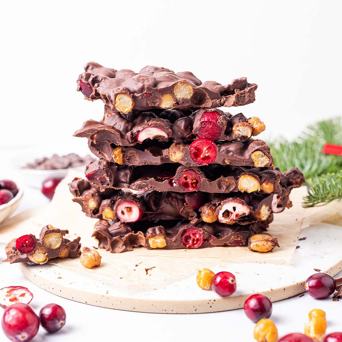Cranberry & Chickpea Bark