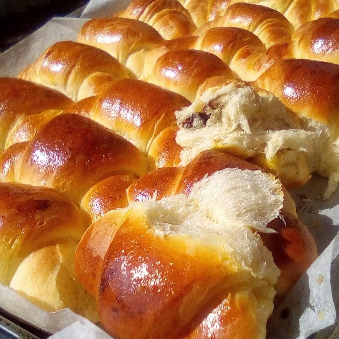 Κρουασανάκια αφρός με μερέντα