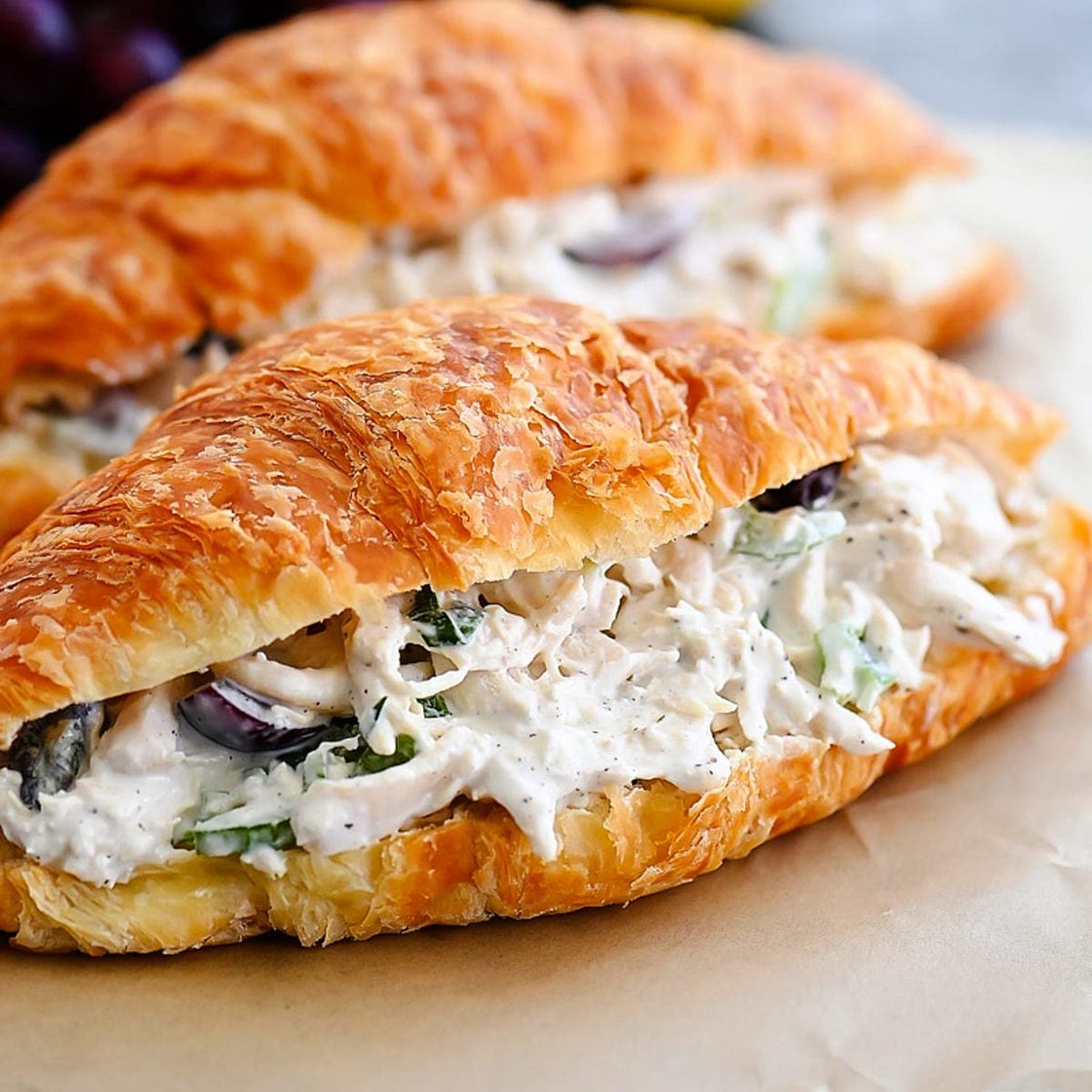 Chicken Salad Croissant Sandwiches