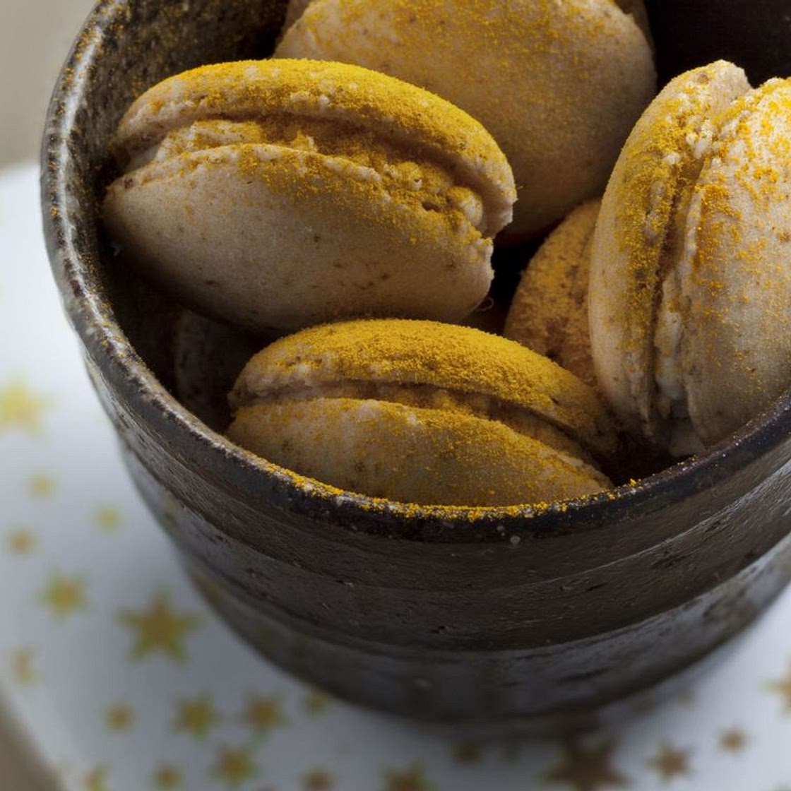 Macarons chèvre / miel