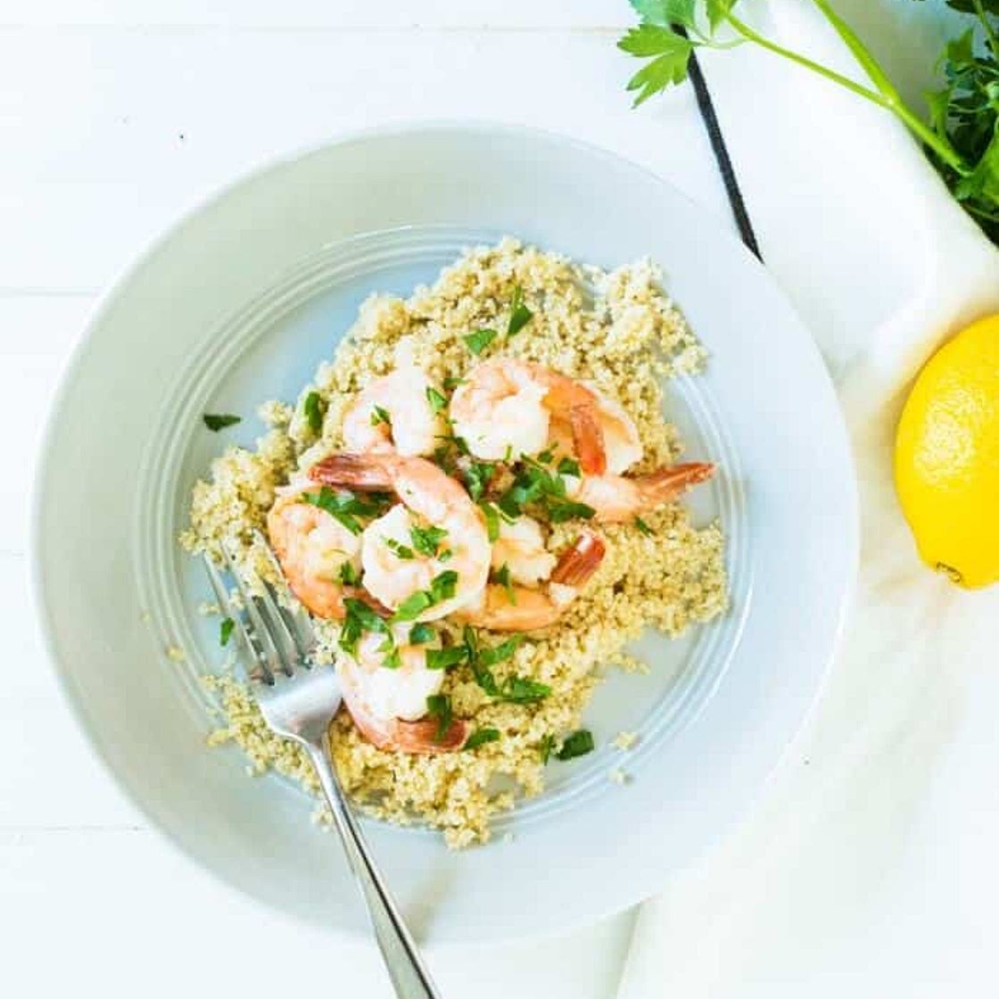 Quick Shrimp Couscous