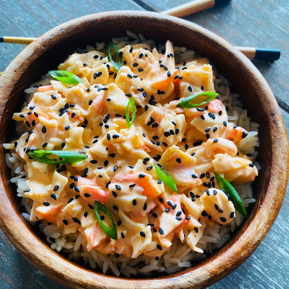 Spicy Crab Sushi Bowls