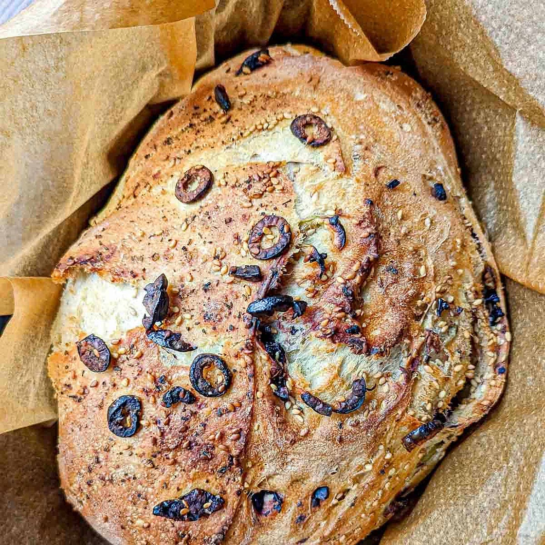 Sesame & Olive Bread (Super Soft)