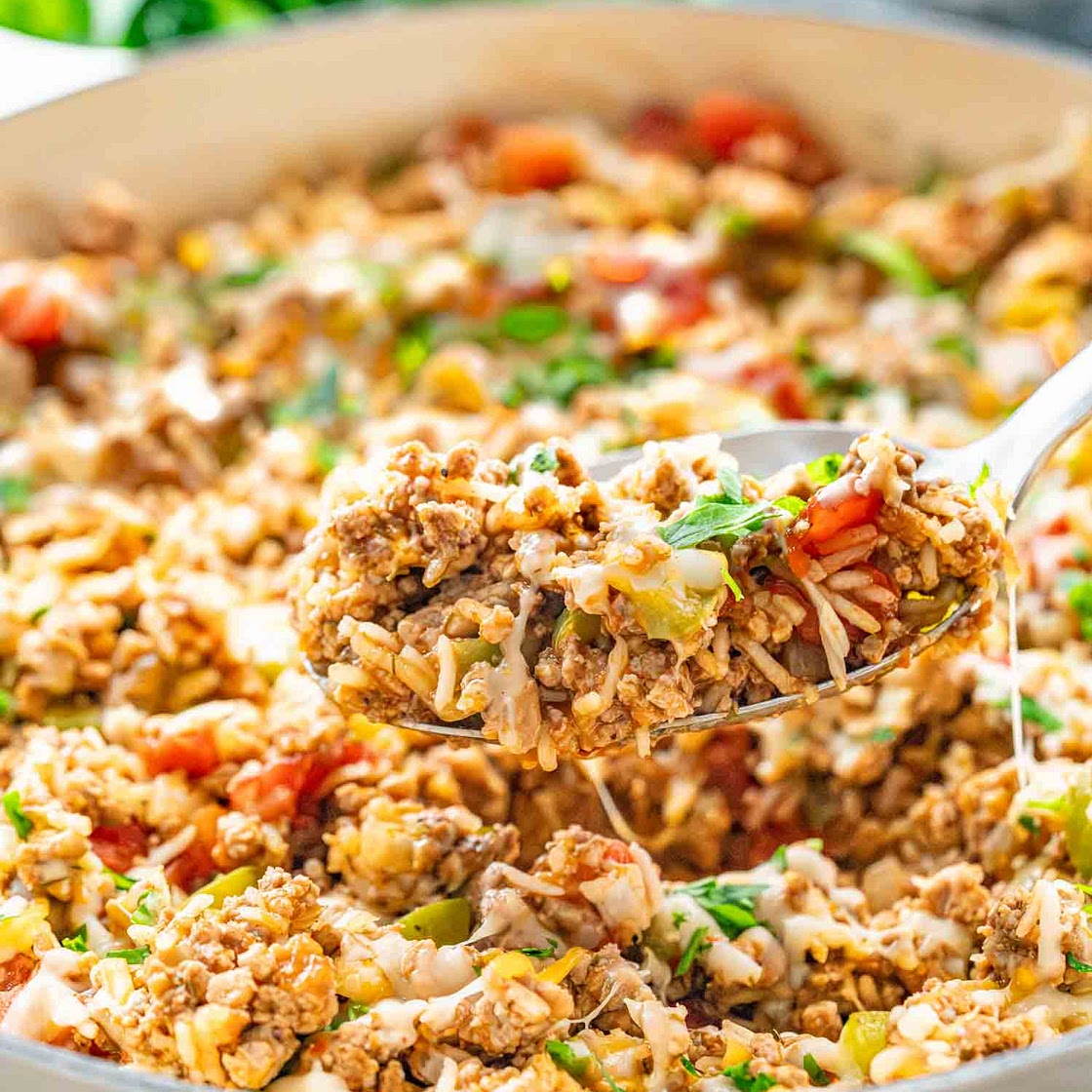 Deconstructed Stuffed Pepper Casserole