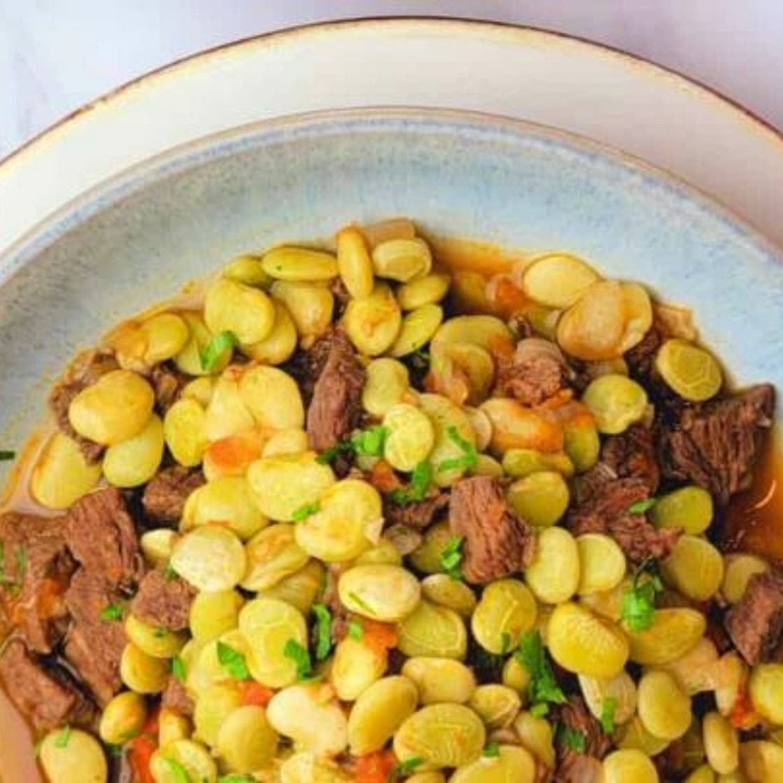 Beef Stew with Lima Beans