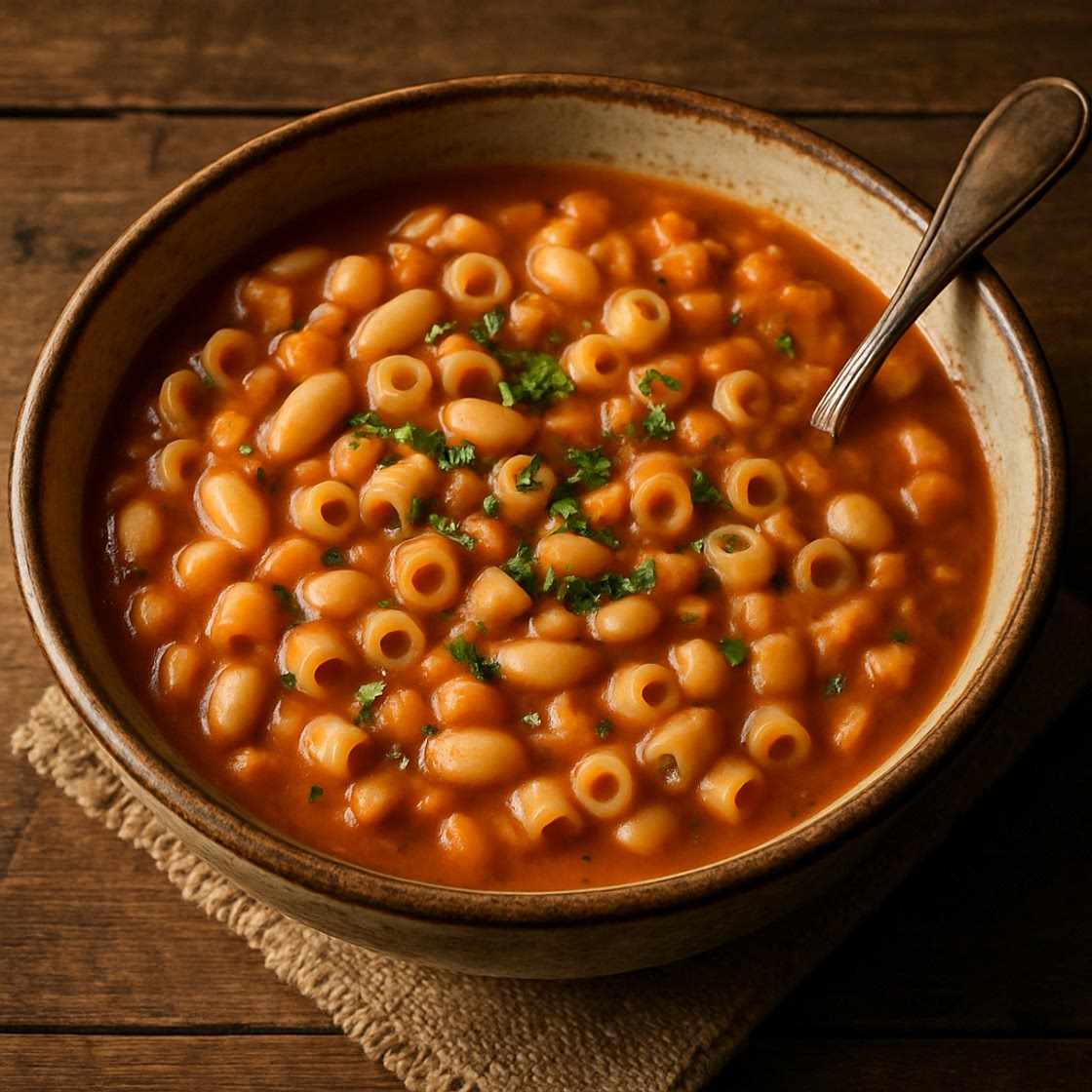 Old fashioned recipe - Pasta Fagioli