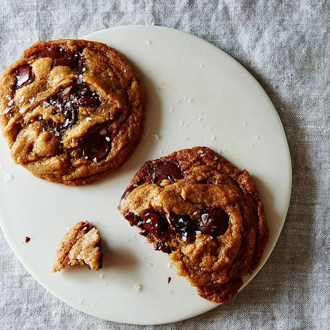 Ovenly's Secretly Vegan Salted Chocolate Chip Cookies