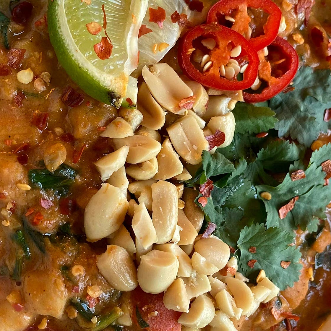 Creamy Peanut and Sweet Potato Stew
