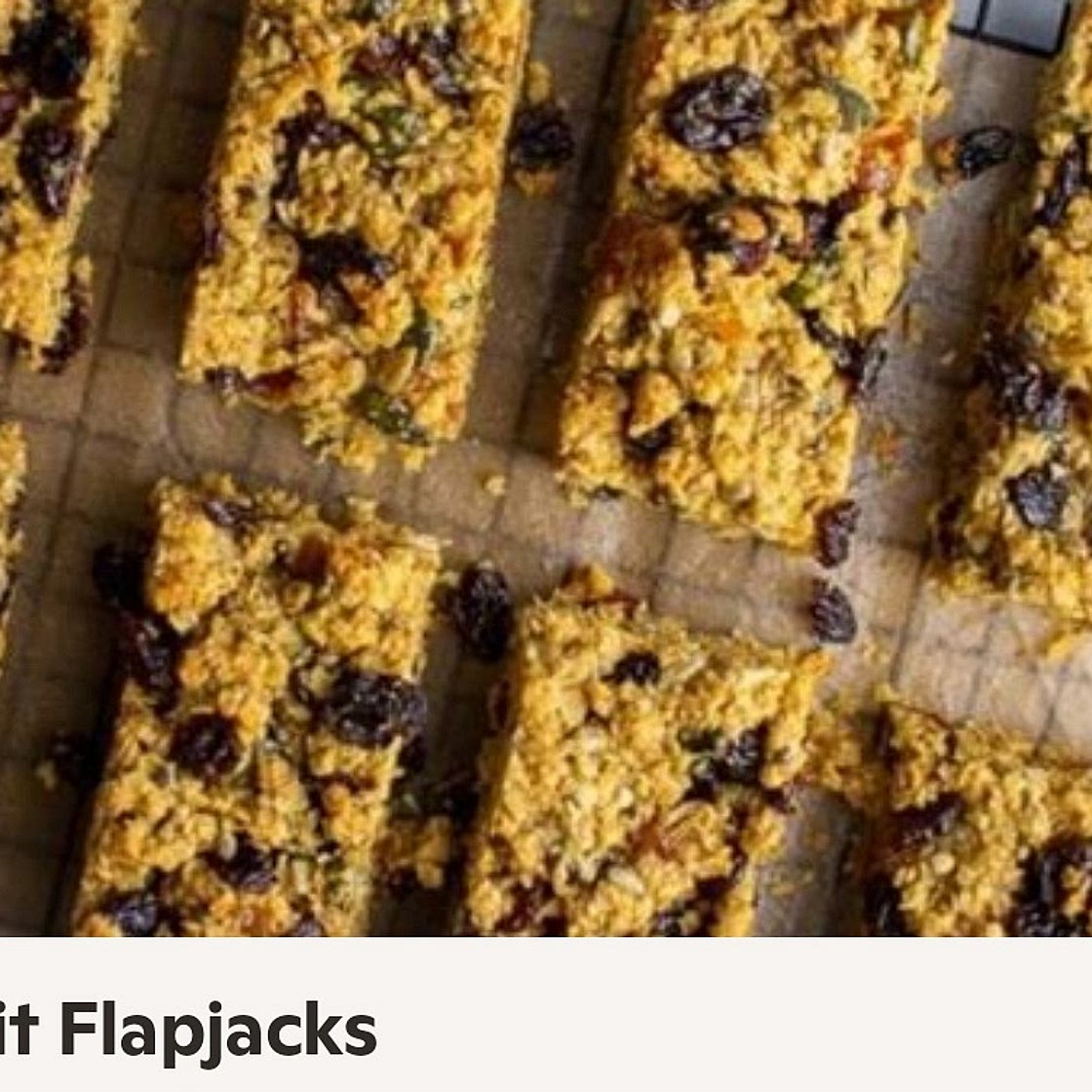 DASH-Friendly Flapjacks