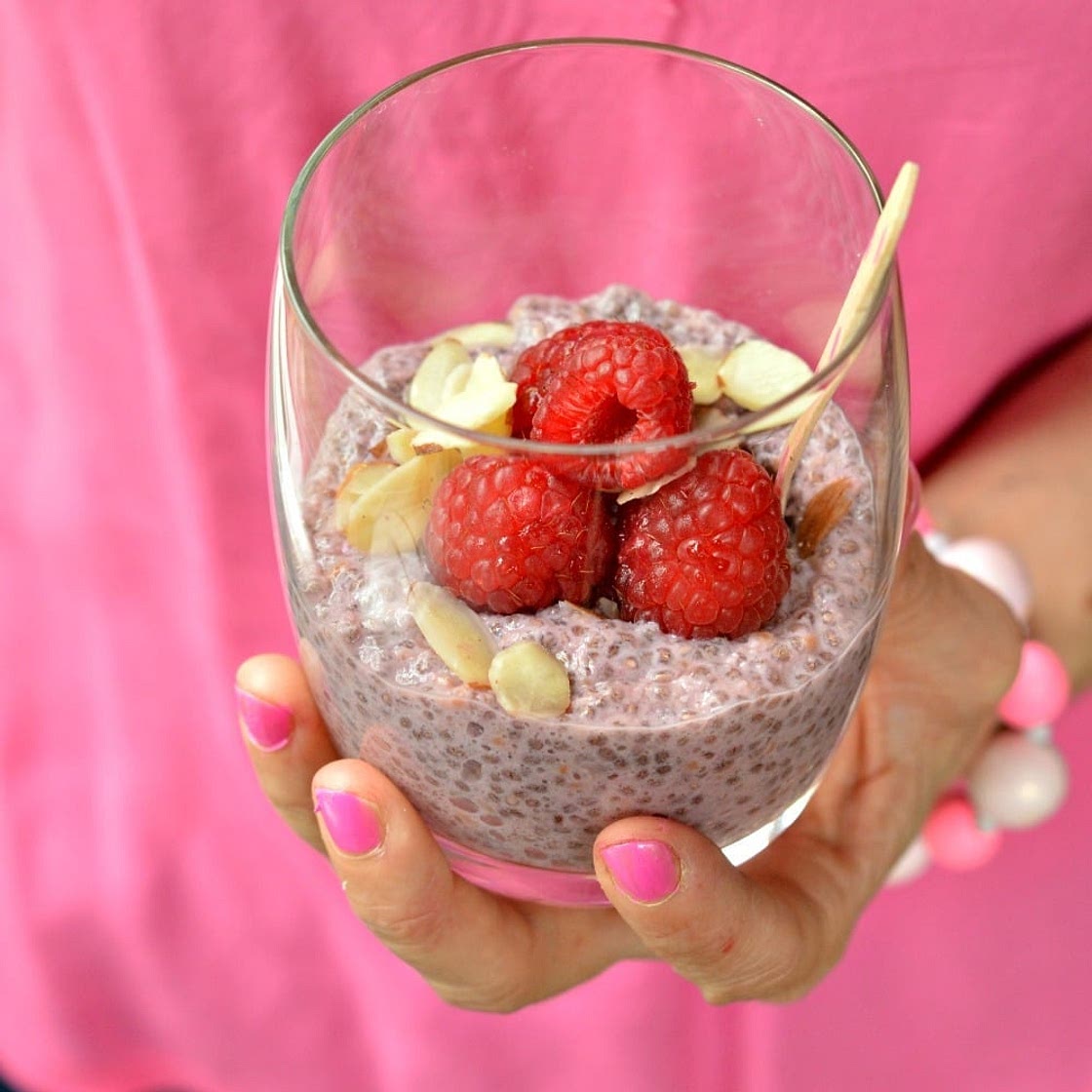 Raspberry Chia Pudding