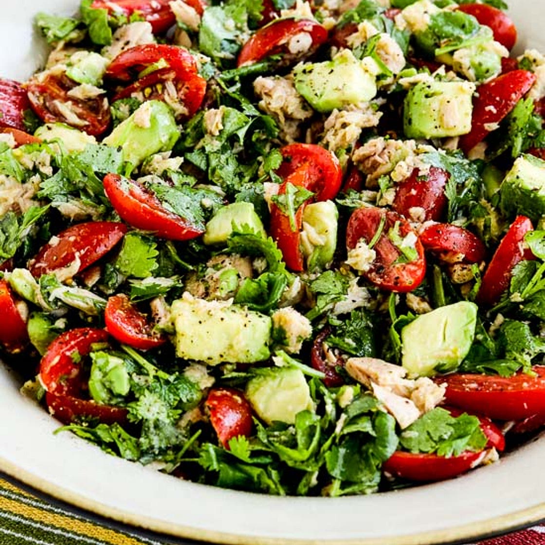 Tuna Avocado Tomato Salad