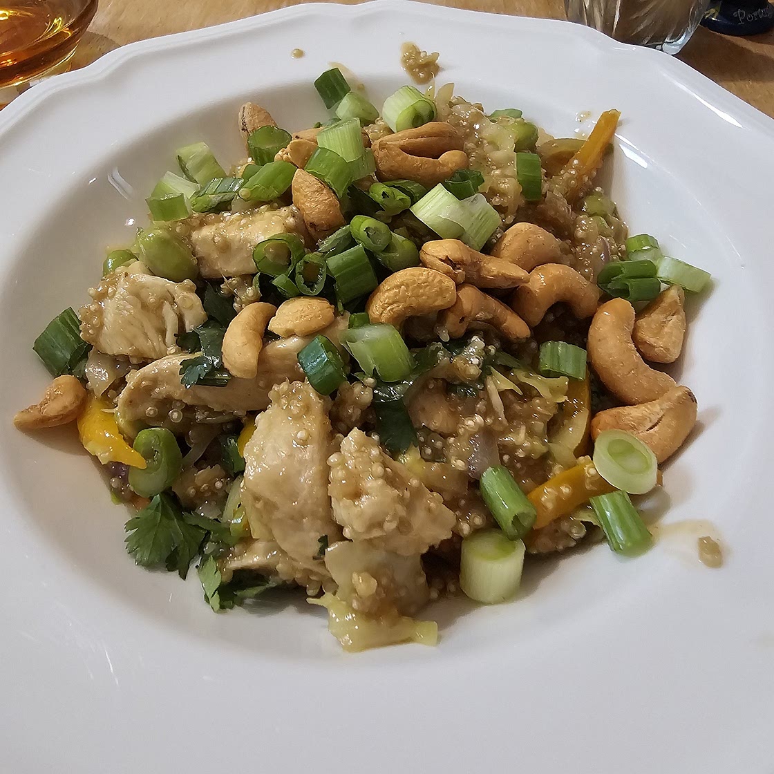 Crunchy Cashew Thai Quinoa Salad {vegan, gluten-free}