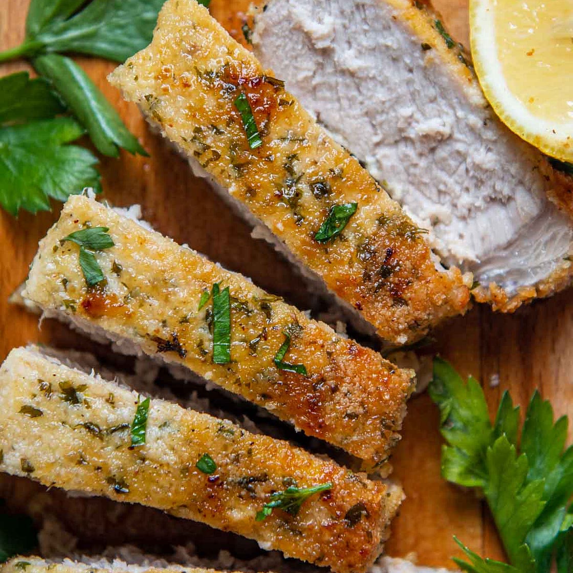 Breaded Oven Pork Chops (Gluten-Free / Low Carb)