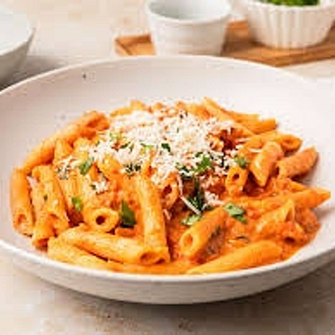 Penne Pasta w/ Vodka Cream Sauce