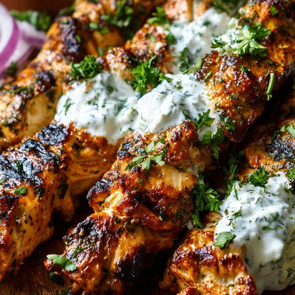 Greek Chicken Skewers