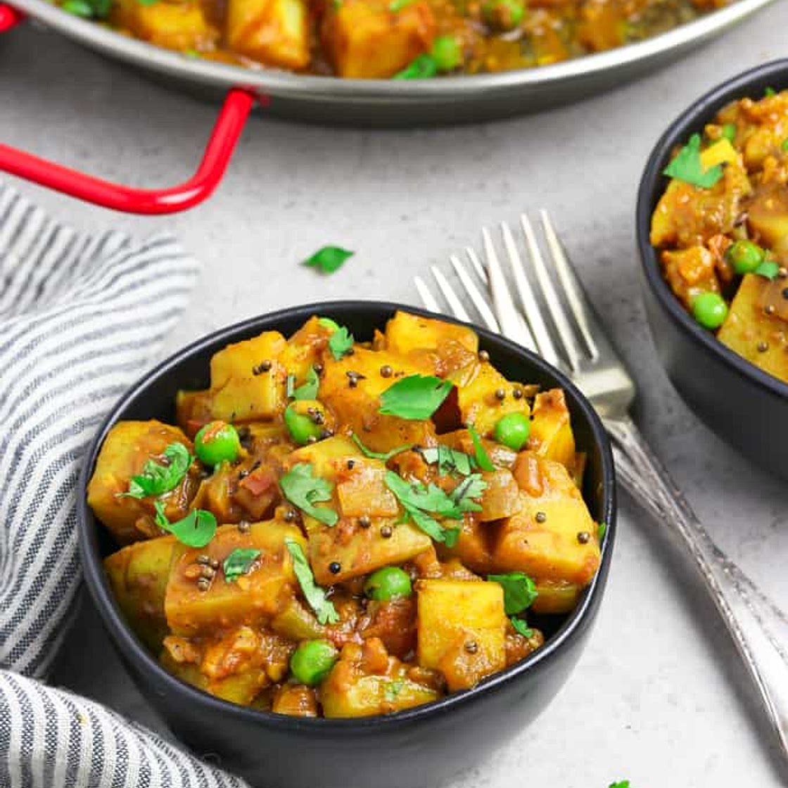 Bombay Potatoes and Peas