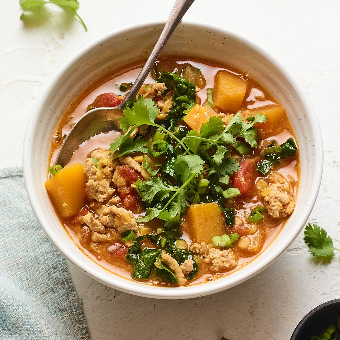 Butternut Squash and Turkey Chili