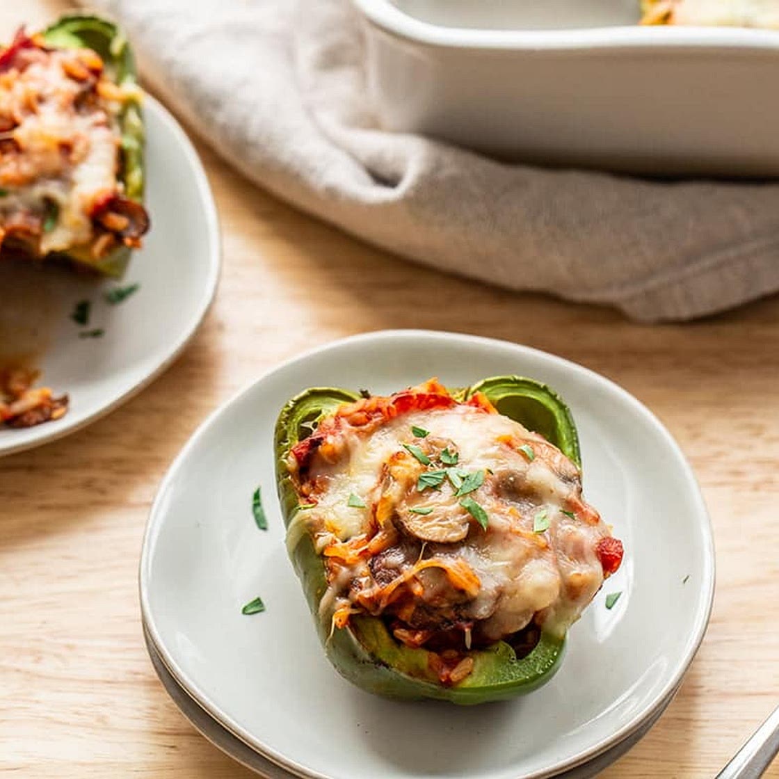 Pizza Stuffed Peppers Recipe