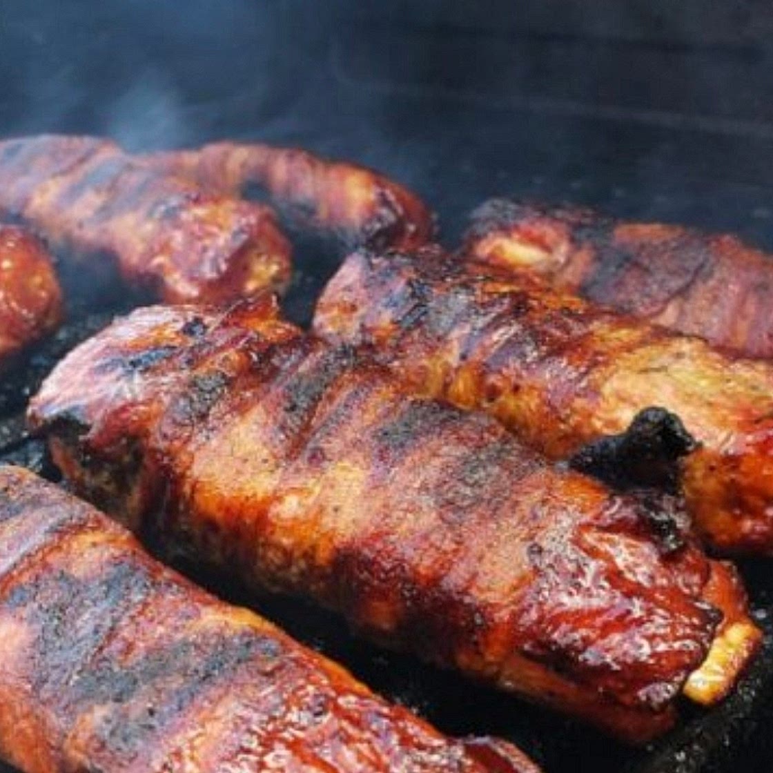 Bacon and cheese ribs